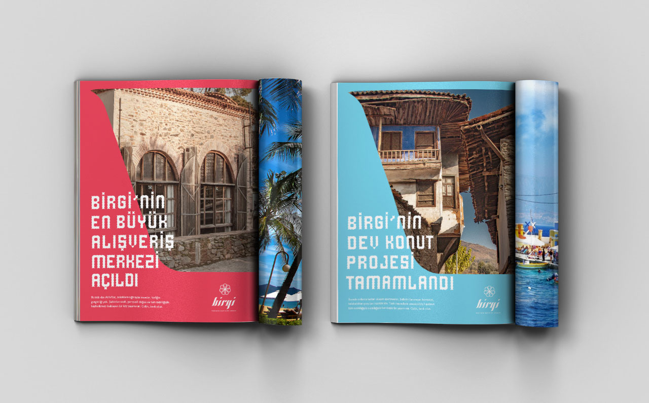 Birgi için hazırlanan tasarım projesi - SALT Kreatif.