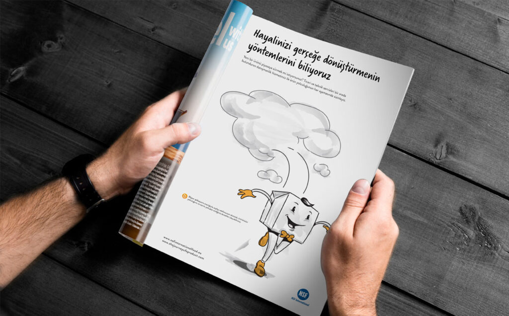 NSF için hazırlanan tasarım projesi - SALT Kreatif.